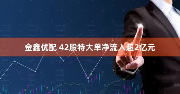 金鑫优配 42股特大单净流入超2亿元